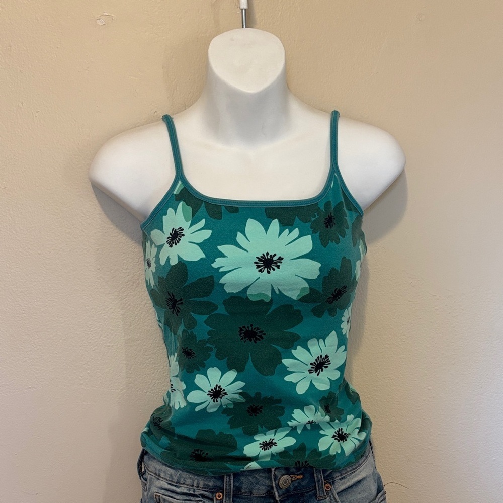 Express Green Floral Camisole